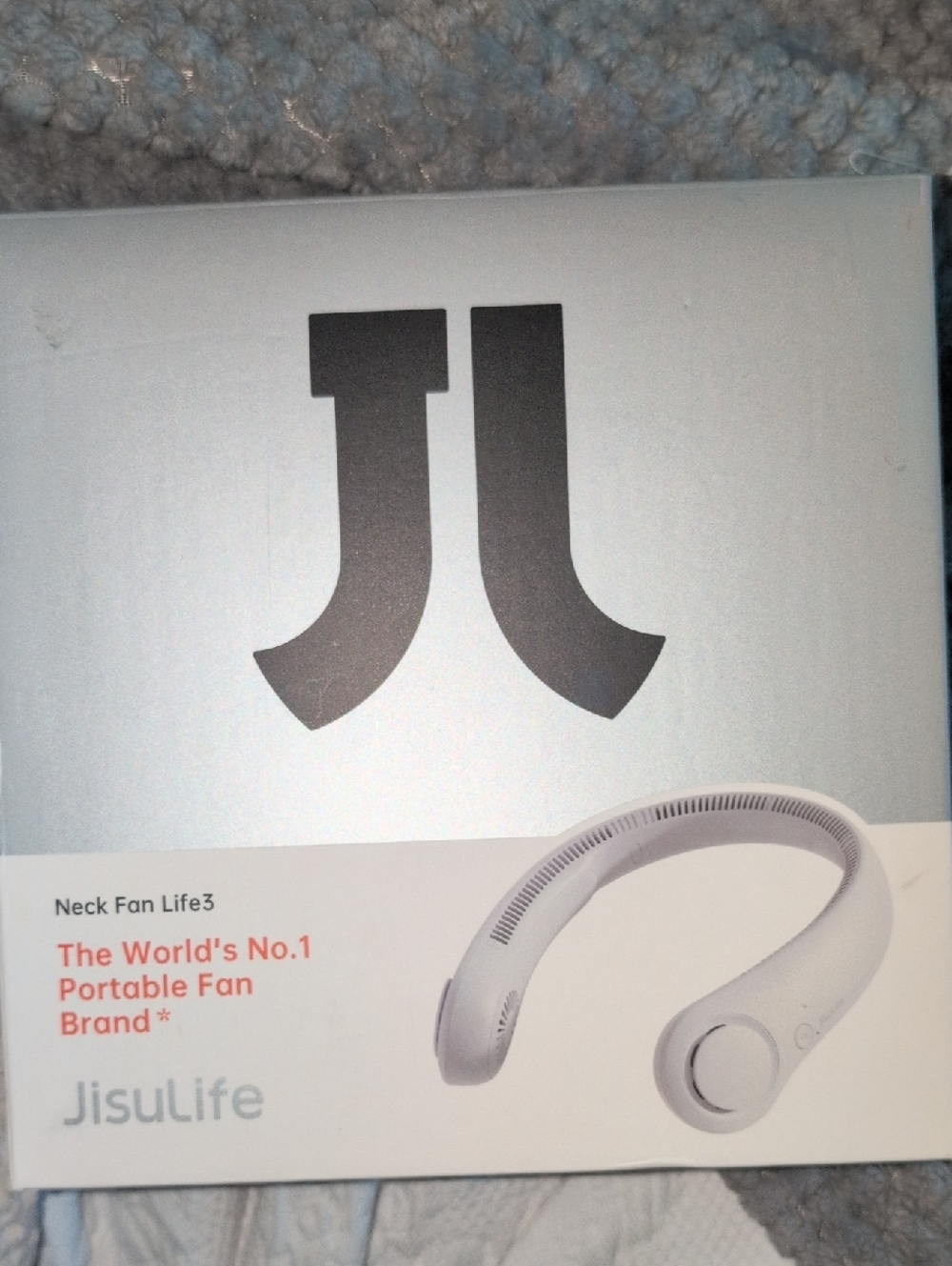 Jisulife Neck Fan Life3 - White Portable Hands-Free Fan